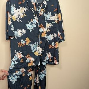 Satin Floral Nordstrom Lingerie Size Large